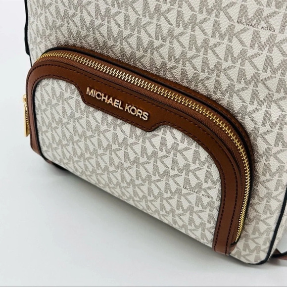 Michael Kors Medium Jaycee Zip Packet Backpack & Double Zip Wallet Wristlet - Picture 7 of 16